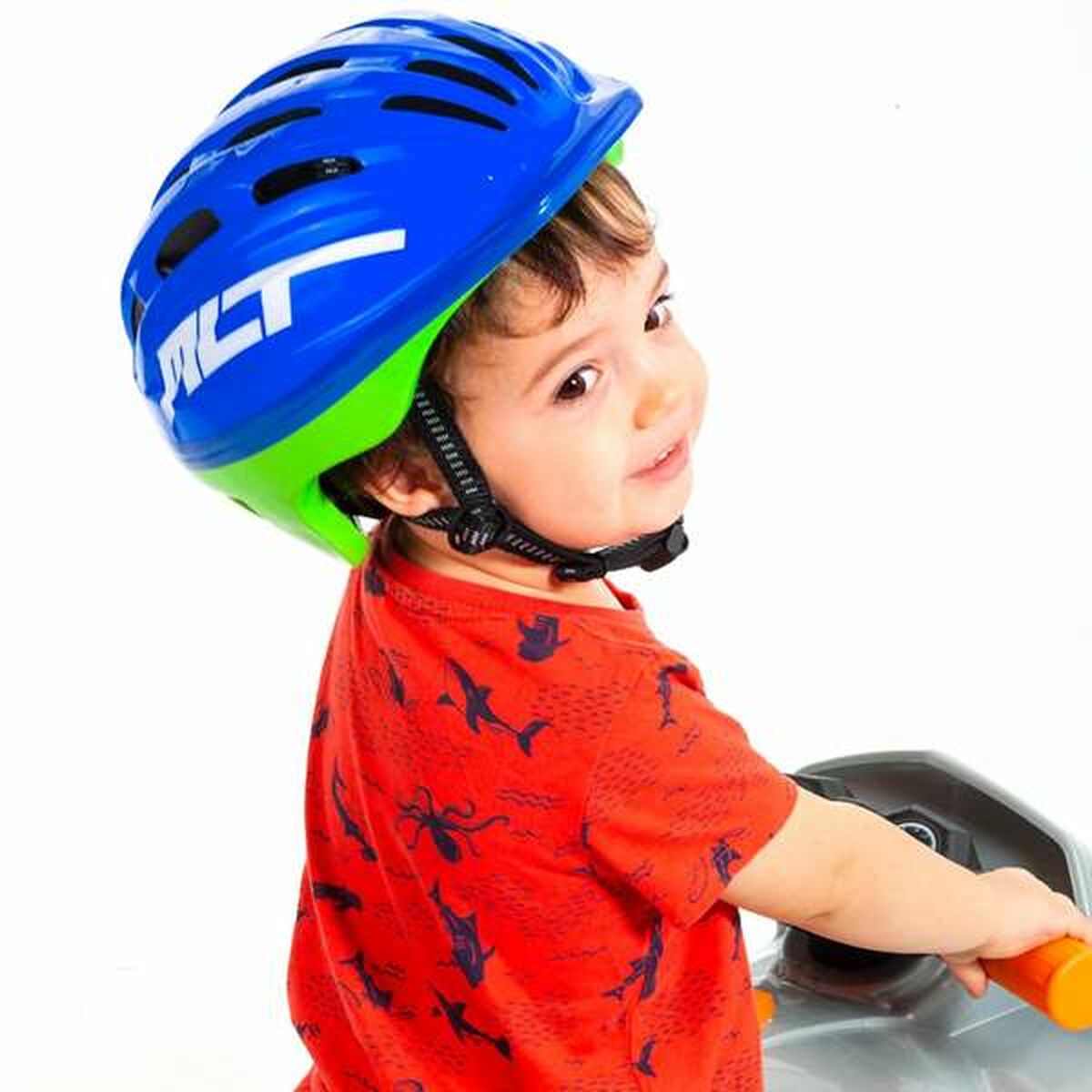 Cykelhjelm til børn Moltó MLT Blå 48-53 cm